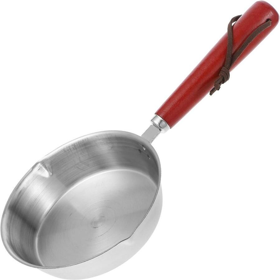 Mini Koekenpan Kleine Braadpan Eierpan Ontbijt Bereiden Antiaanbaklaag 23.5 cm Zilver