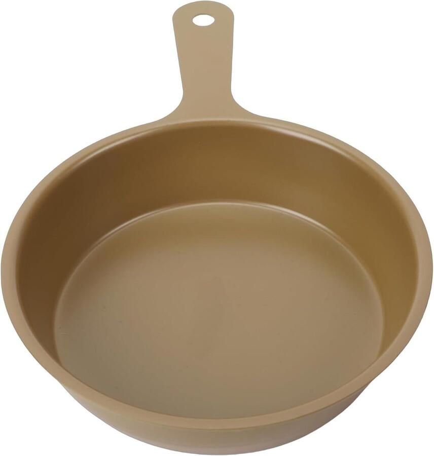 Mini Koekenpan Kleine Koekepan Ontbijt Maken Antiaanbaklaag 13 cm diameter Khaki
