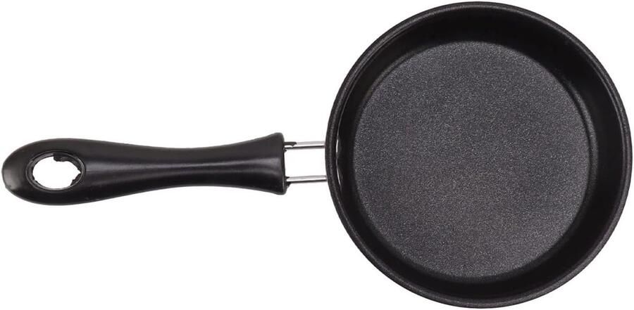 Mini Koekenpan Kleine Omeletpan Single Portie Koken Roestvrij Staal 12 Cm Roze