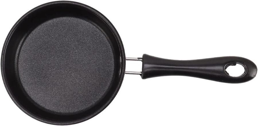 Mini Koekenpan Kleine Pan Gezond Koken Antiaanbaklaag 12 Cm Roze
