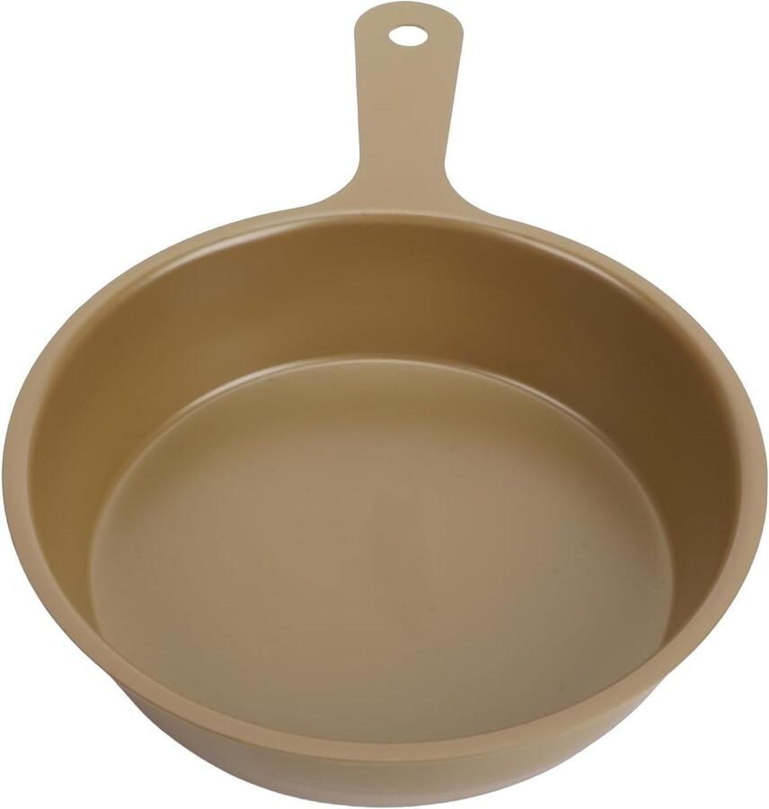 Mini Koekenpan Kleine Pan Ontbijt Maken Antiaanbaklaag 13 cm Diameter Khaki