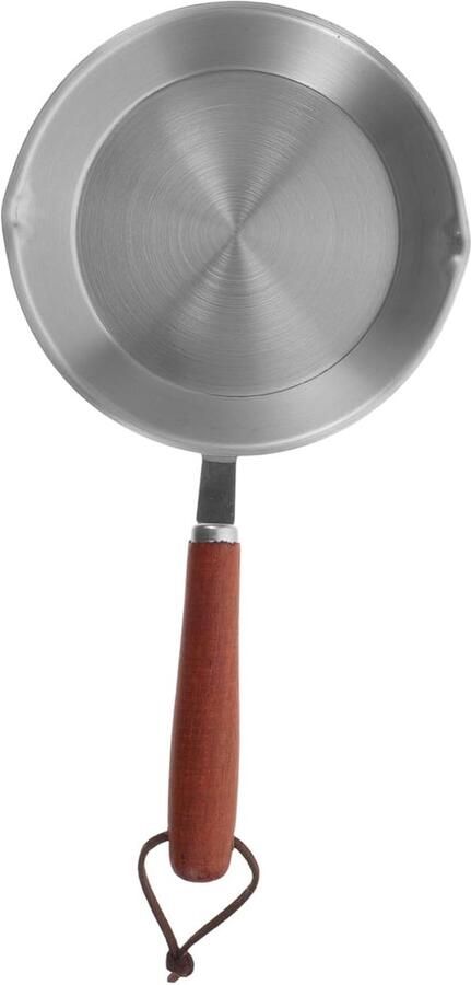 Mini Koekenpan Koekjespan Ontbijt Snelle Maaltijden Non-stick Coating 24 cm Zilver