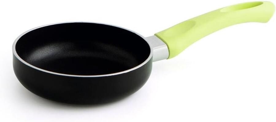 Mini Koekenpan Koopjes Pan Snel Ontbijten Aluminium Non-stick 14 cm Zwart Groen