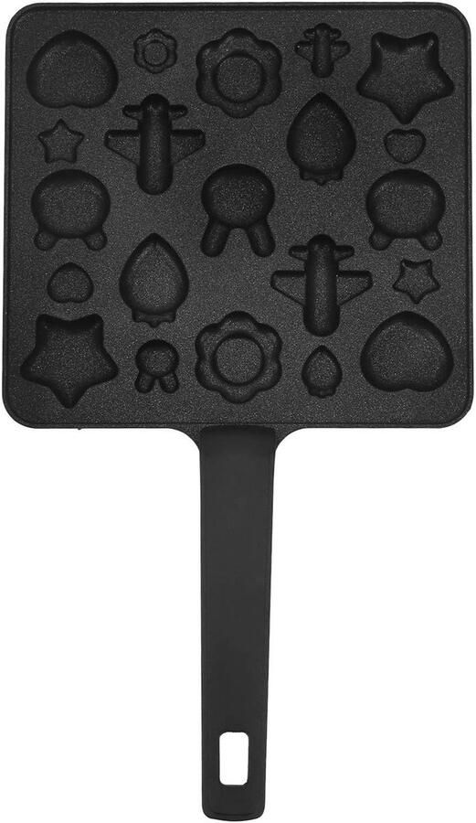 Mini koekenpan Omelet pan Ontbijt maken Gelijkmatige warmte N.v.t. Zwart