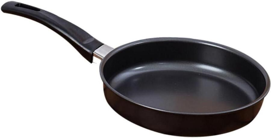 Mini Koekenpan Omeletpan Bakplaat Ontbijt Bakken Antiaanbaklaag 22x16x4 cm Zwart
