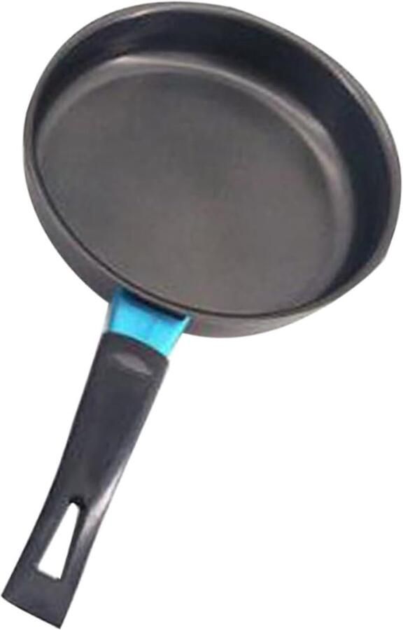 Mini Koekenpan Omeletpan Eieren Bakken Antiaanbaklaag 27.5 x 16 cm Zwart