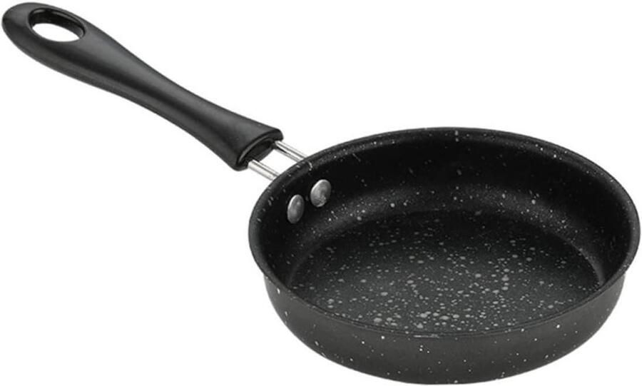 Mini Koekenpan Omeletpan Gebakken Eierpan Ontbijt Bereiden Antiaanbaklaag Niet gespecificeerd Zwart