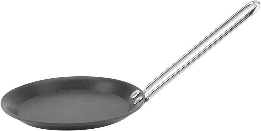 Mini Koekenpan Omeletpan Koken voor één Anti-aanbak oppervlak 12 cm Zwart