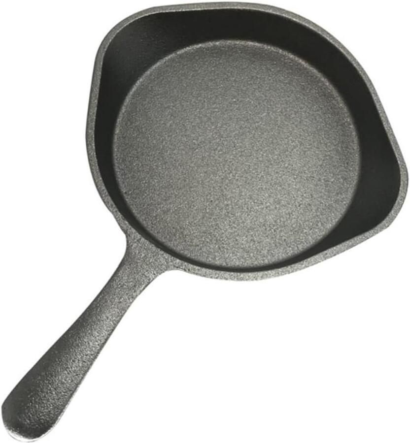 Mini Koekenpan Pannenkoekenpan Omeletpan Ontbijt Bereiden Antiaanbaklaag Zonder Chemicaliën 29x20.8x3 cm Zwart