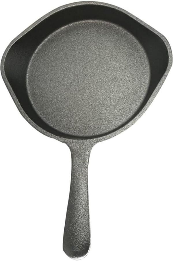 Mini Koekenpan Pannenkoekenpan Omeletpan Ontbijt Bereiden Antiaanbaklaag Zonder Chemicaliën 29x20.8x3cm Zwart