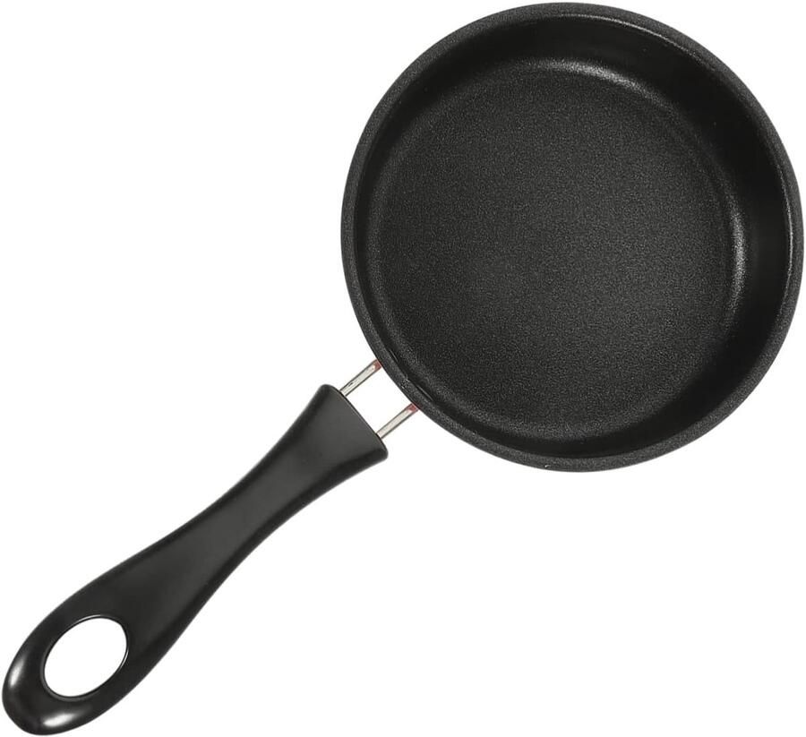 Mini Koekenpan Pannenkoekenpan Wafelijzer Ontbijt Maken Anti-aanbaklaag 25x13x3cm Roze