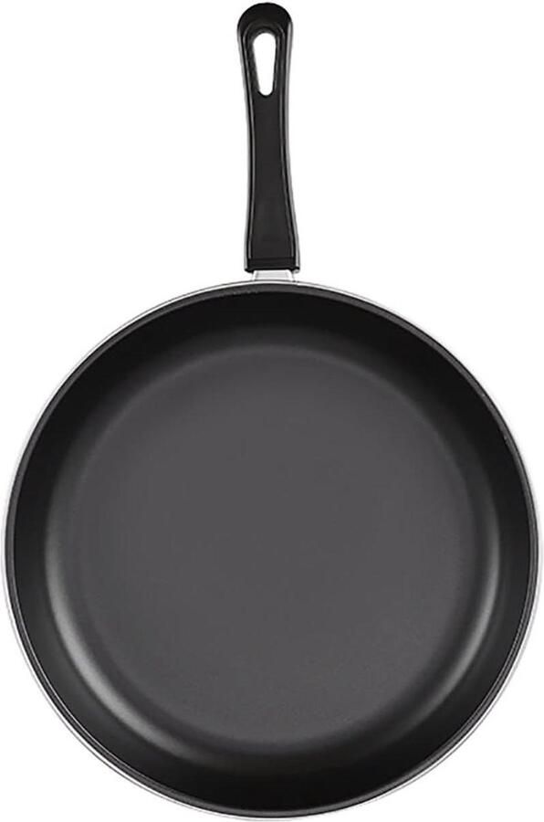 Mini Koekenpan Plat Ontbijt Maken Eco-vriendelijk Antiaanbaklaag 30 cm Zwart