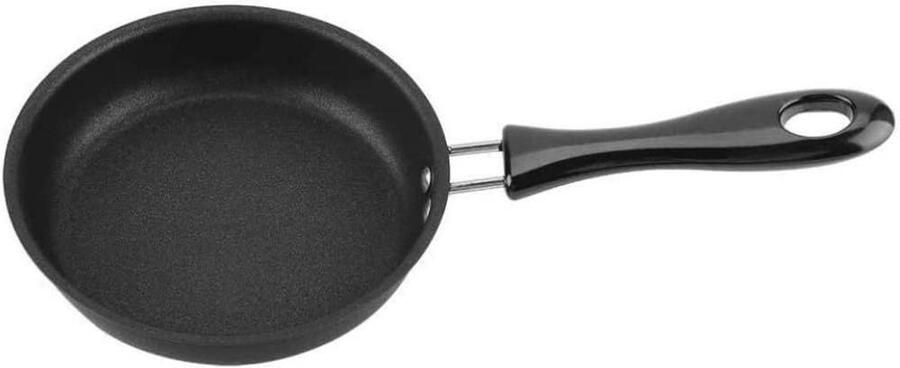 Mini Koekenpan Pocheerpan Ei Kleine Gerechten Bereiden Gietijzer Goed Warmtebehoud 12 cm Zwart