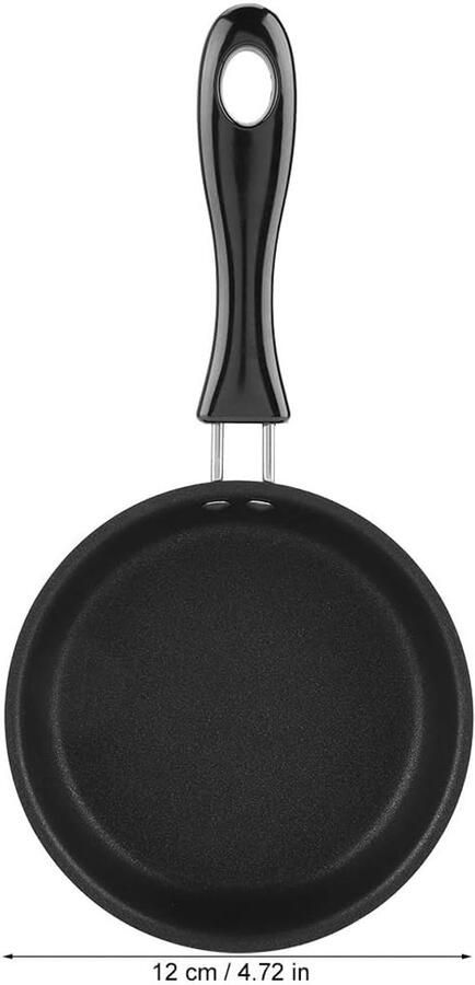 Mini Koekenpan voor Eieren en Pannenkoeken – Hittebestendig Antiaanbak 12 cm