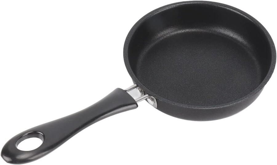 Mini Koekenpan voor Eieren en Spek Antiaanbaklaag en Verhitbestendige Handgreep Geschikt voor Gas en Inductie
