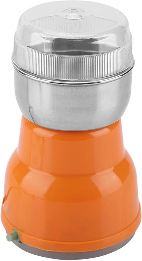 Mini koffiemolen Elektrische koffiemolen Molen Compact ontwerp Draagbaar Dagelijks gebruik Geschikt voor thuis en op reis Gemakkelijk gemalen koffie toevoegen Snel malen Oranje