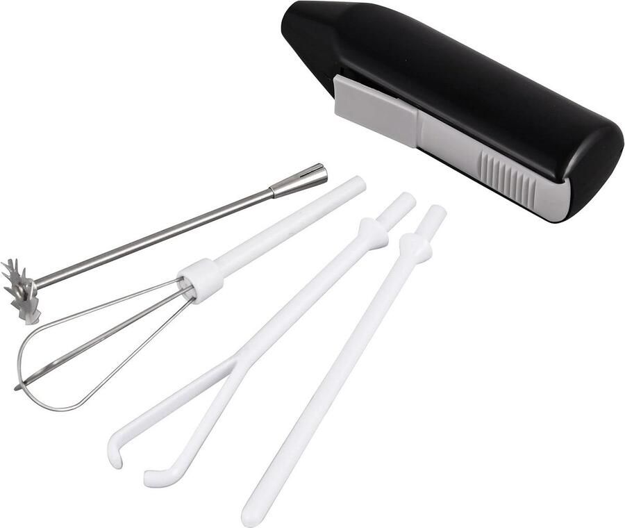 Mini Mixer Elektrische Mixer Drankjes Mixen Draagbaar en Lichtgewicht 8.99 x 15.6 x 3.1 cm Zwart