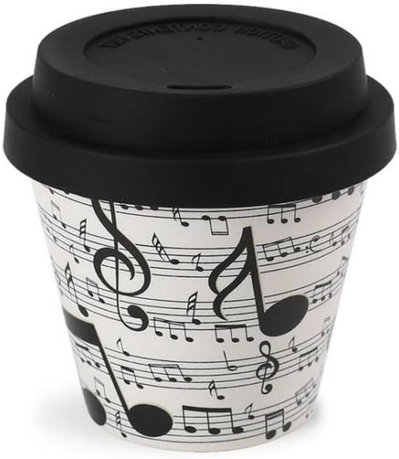 Mini mok Espresso kopje Koffie drinken Gemaakt van RPET 90 ml Muziek