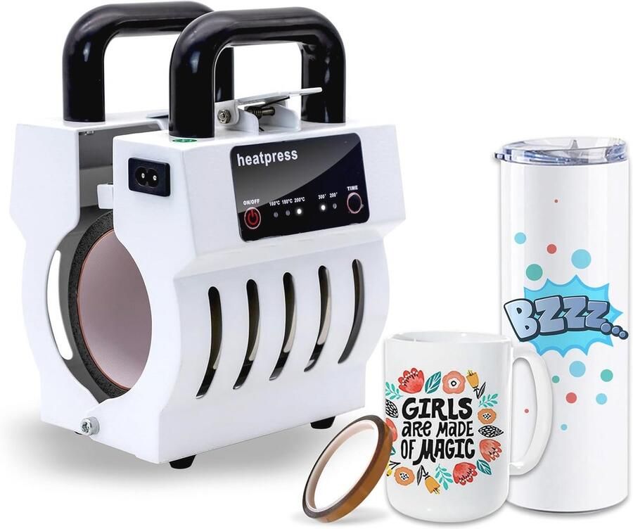 Mini Mokkenpers Machine voor Sublimatie Geschikt voor 10 tot 15 oz Mok