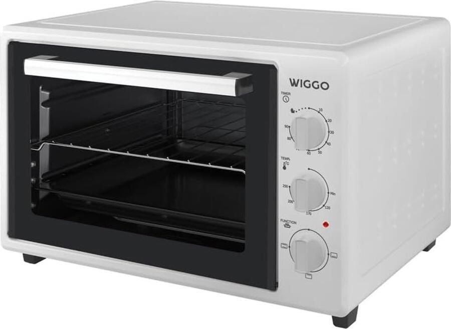 Mini oven 35 L multifunctioneel 1800 W compact en energiezuinig SnelShoppen