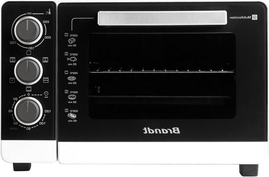 Mini oven Aanrecht oven Eenvoudig koken 5 kookmodi 26 liter Wit