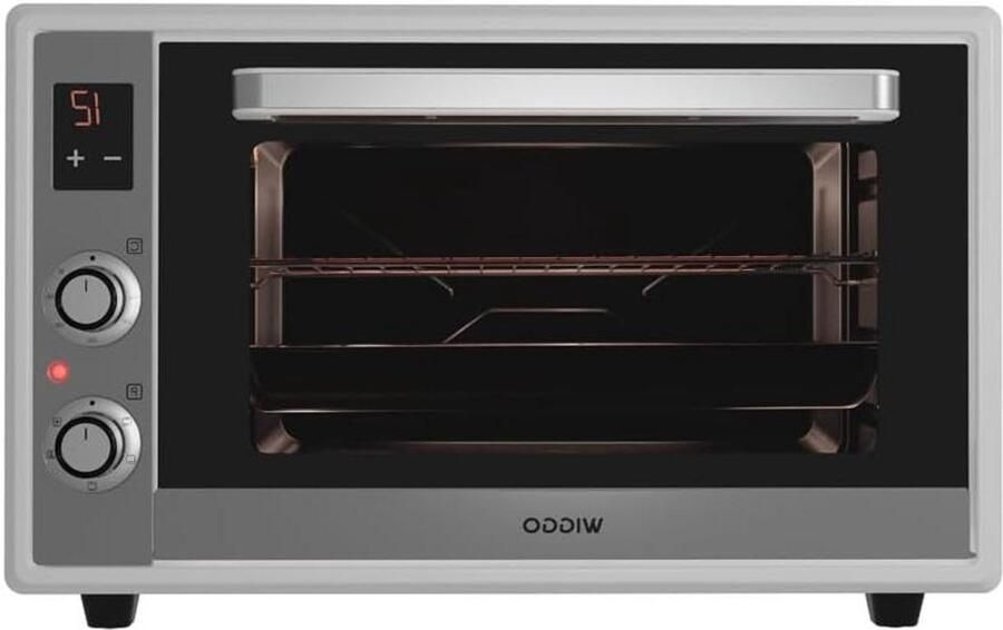 Mini Oven Aanrechtoven Compact Koken Bakken Grillen 5 Jaar Garantie 65 Liter Wit