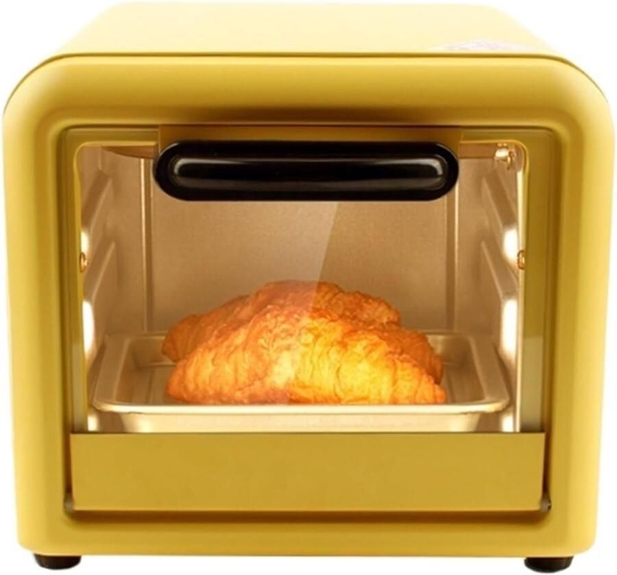 Mini Oven Bakmachine Grill Ontbijt Maken Glazen Deur 5 Liter Zwart