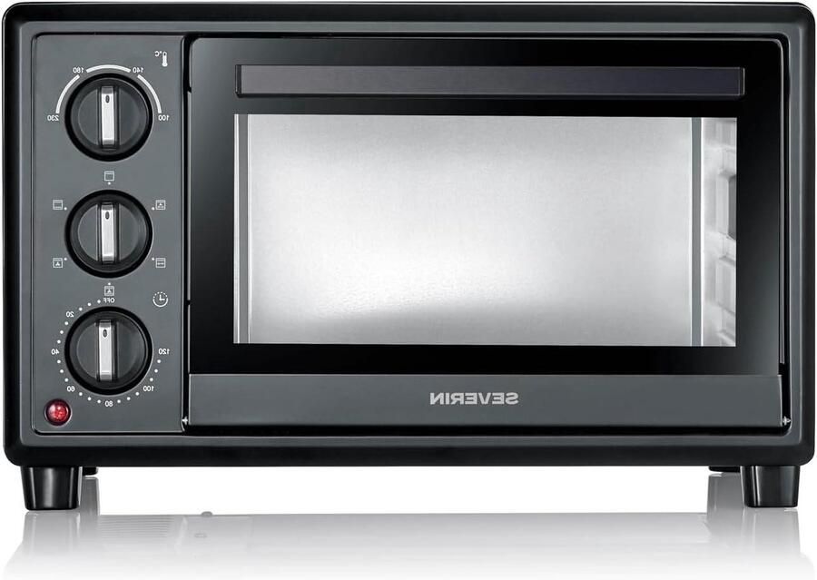 Mini Oven Bakoven Toastoven Gerechten Maken Met Draaispies 20 Liter Zwart