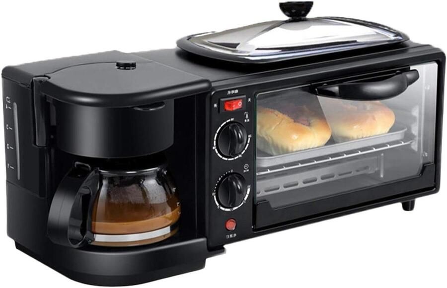 Mini Oven Compacte Keukenoven Snel Eten Bereiden Gelijkmatige Temperatuur Niet Gespecificeerd Bruin