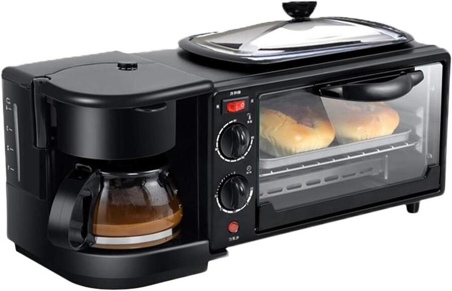Mini Oven Compacte Oven Snel Eten Bereiden Gelijkmatige Temperatuur Niet Gespecificeerd Bruin