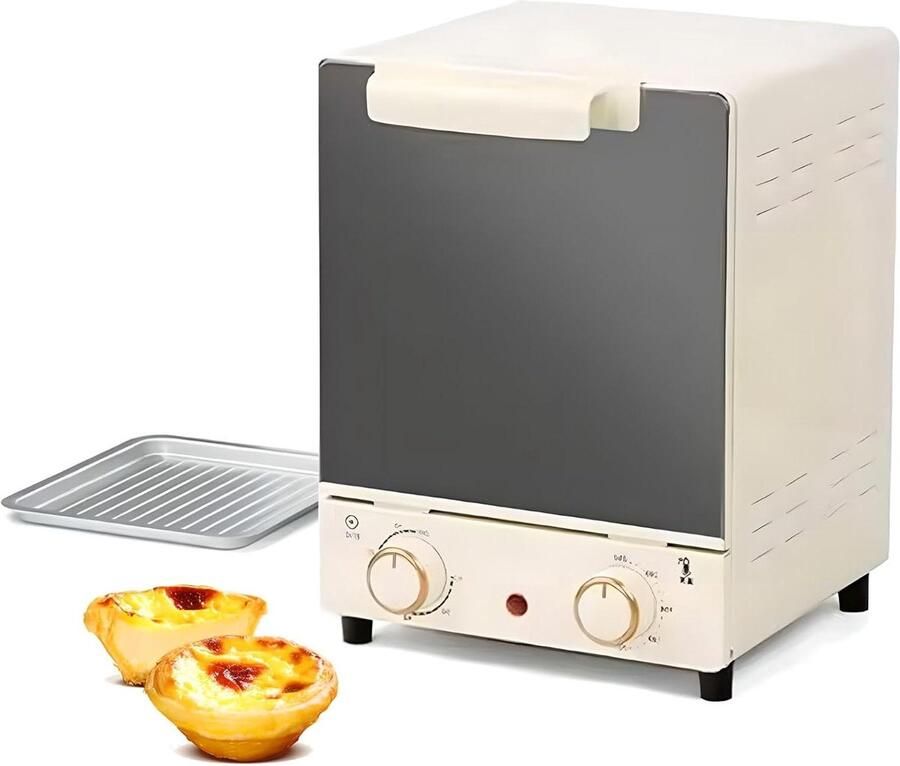 Mini Oven Kleine Oven Snelle Maaltijden Compact Design 20 Liter Zilver
