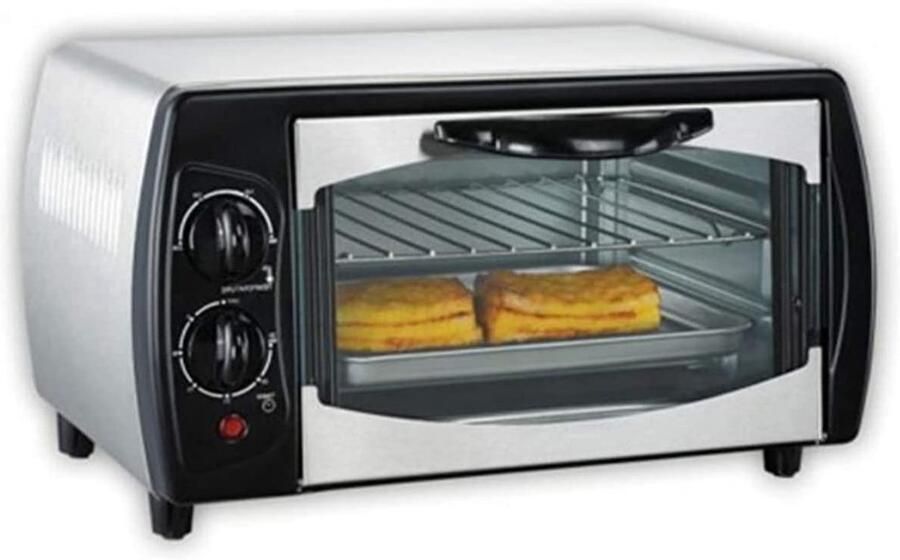 Mini Oven Convectie Oven Braden Bakken Gelijkmatige Temperatuur Niet Gespecificeerd Zilver
