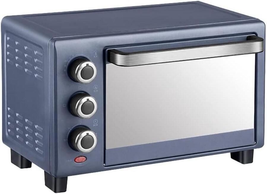 Mini Oven Keukenoven Ontbijt Machine Koken en Bakken Dubbele Glazen Deur 16 Liter Groen
