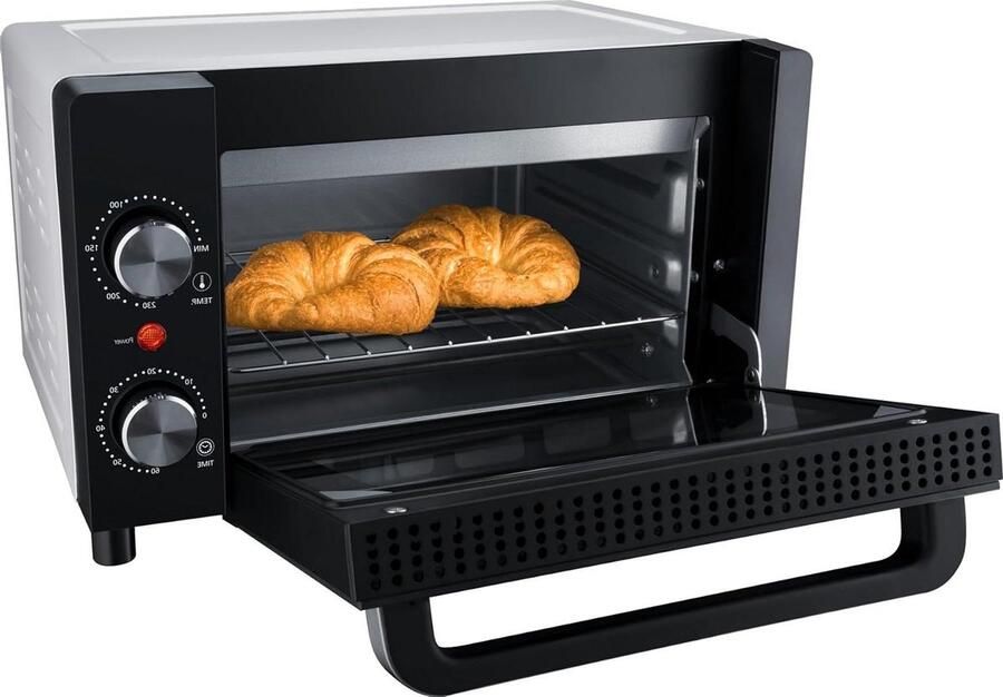 Mini Oven Kleine Keukenoven Snel Gerechten Maken Energiebesparend Ontwerp 9 Liter Wit