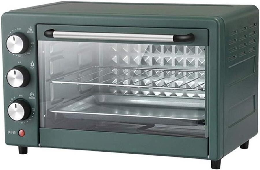 Mini Oven Kleine Oven Bakoven Thuis Bakken Verticale Ruimtebesparing 20 Liter Groen
