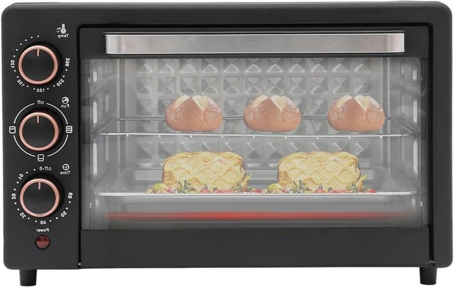 Mini-oven Kleine oven Compacte oven Thuis bakken en grillen Met 22 liter inhoud
