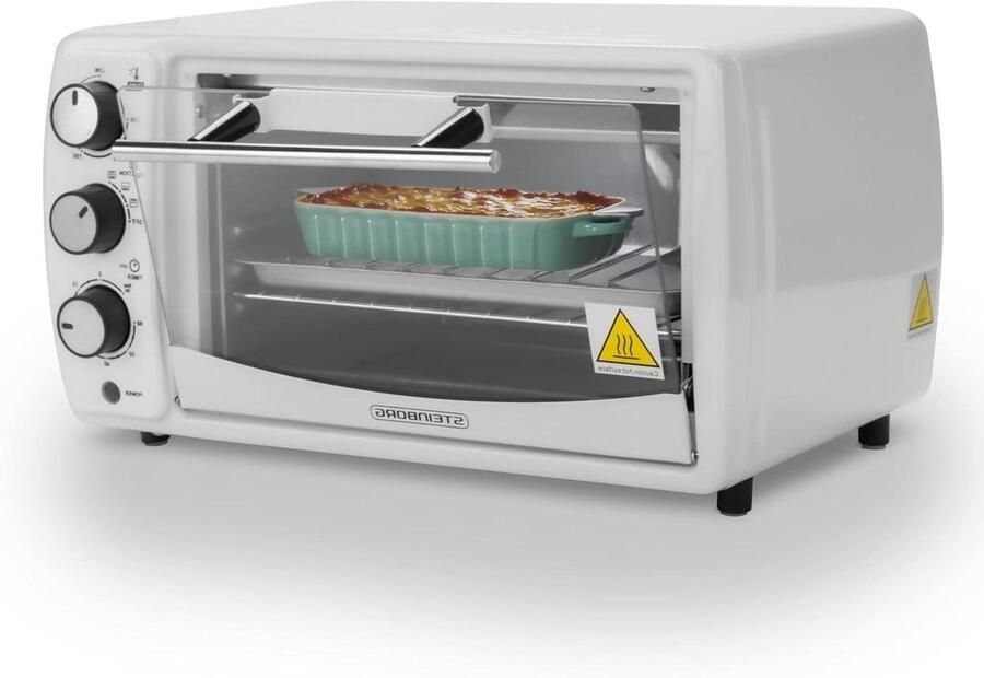Mini Oven Kleine Oven Snelle Maaltijden Compact Design 13 Liter Zwart