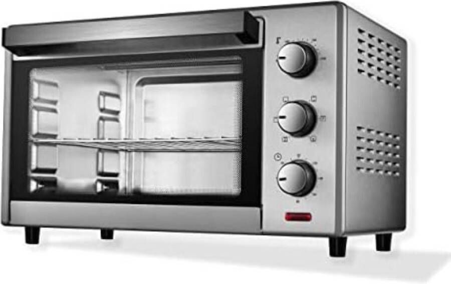 Mini Oven Vrijstaand Kleine Oven Grijs 25L