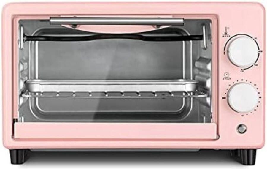 Mini Oven Vrijstaand Kleine Oven Roze 10L - Foto 1