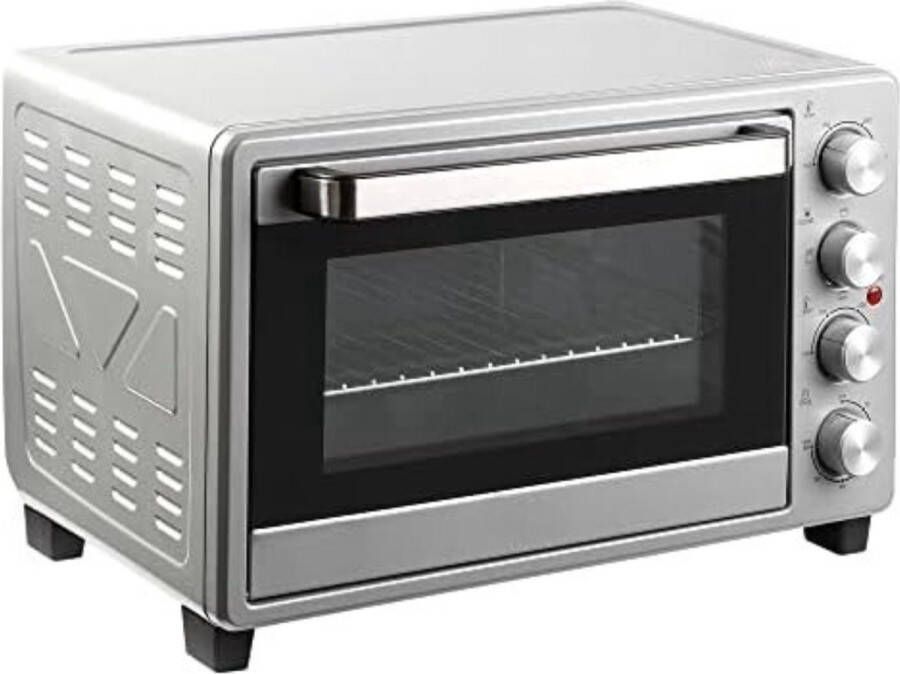 Mini Oven Vrijstaand Kleine Oven Zilver 32L - Foto 1