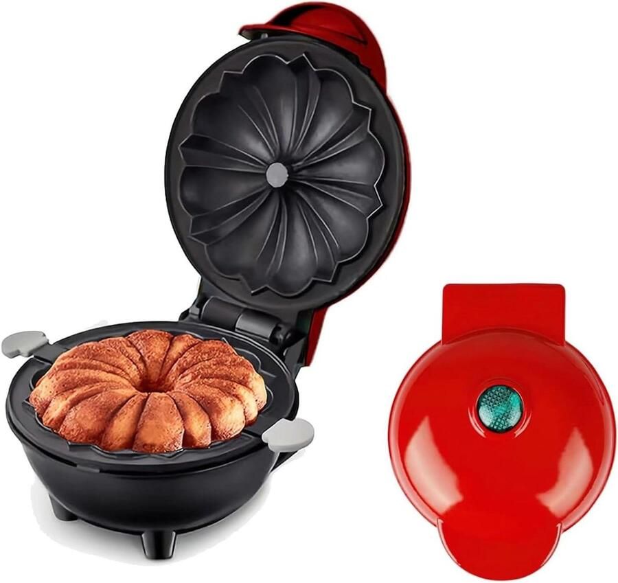 Mini Pannenkoeken Maker Cake Pop Maker Ontbijt Snacks Maken Antiaanbaklaag 16.5 x 13 x 21 cm