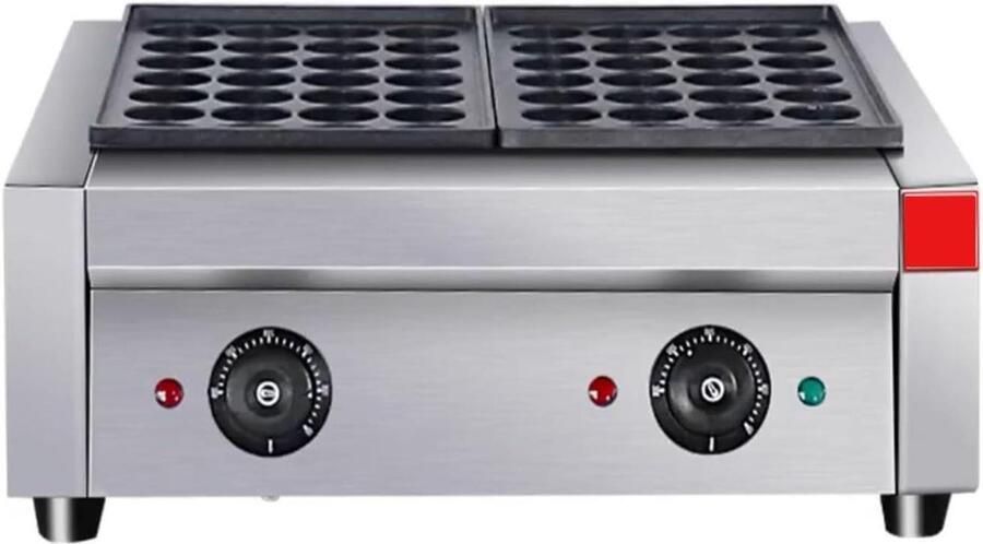 Mini Pannenkoekenmaker Wafelijzer Crêpemaker Snelle Snacks Maken Instelbare Temperatuur 2000 Watt Zilver
