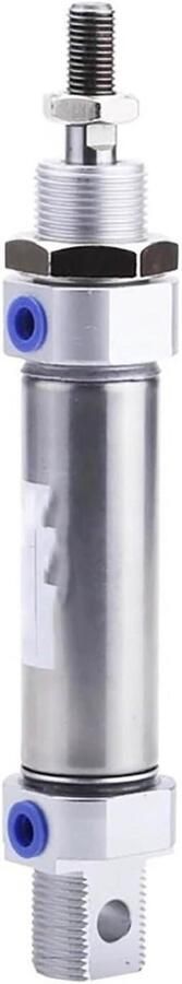 Mini Persluchtcilinder Pneumatische Cilinder Industriële Automatisering Roestvrij Staal 10 mm Boring Zilver