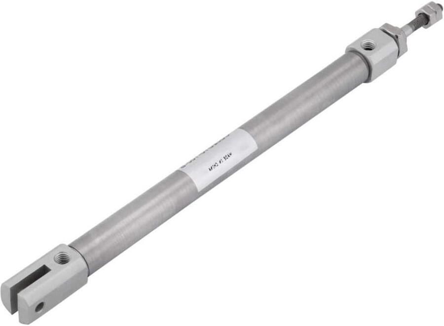 Mini Pneumatische Cilinder Dubbelwerkende Cilinder Industriële Automatisering Roestvrij Staal 10mm Boring 100mm Slag Zilver