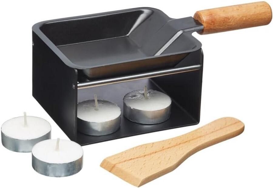 Mini Raclette Grill Set voor Thuisgebruik 5 Stuks Voor Gezellig Eten