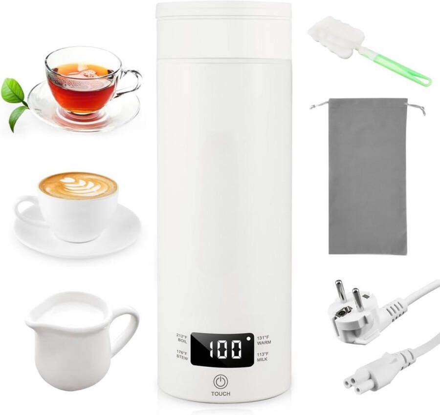 Mini Reiswaterkoker 500ml 220V Compact & Efficiënt 300W Automatische Uitschakeling Lichtgewicht & Handzaam Duurzaam & Praktisch Stijlvol & Krachtig Ideaal Voor Op Reis
