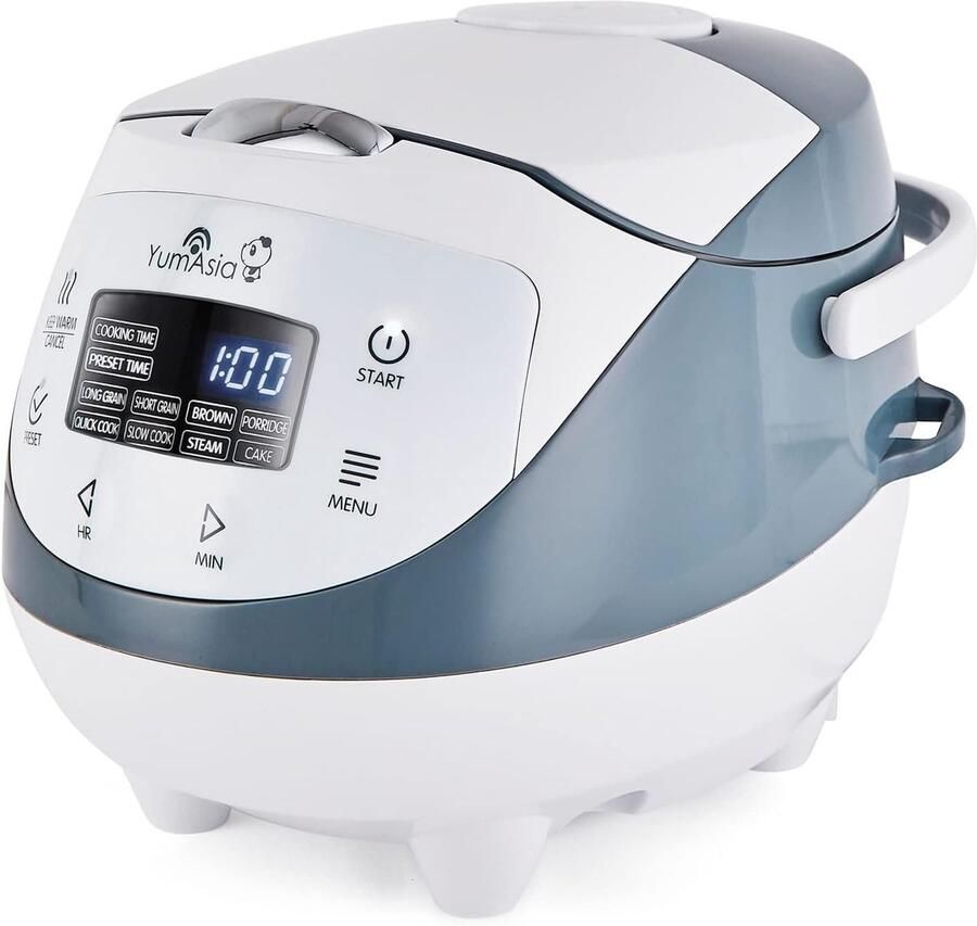Mini Rijstkoker 0 63L Fuzzy Logic Keramische Binnenpan Timer en Warmhoudfunctie Voor 1-3 Personen