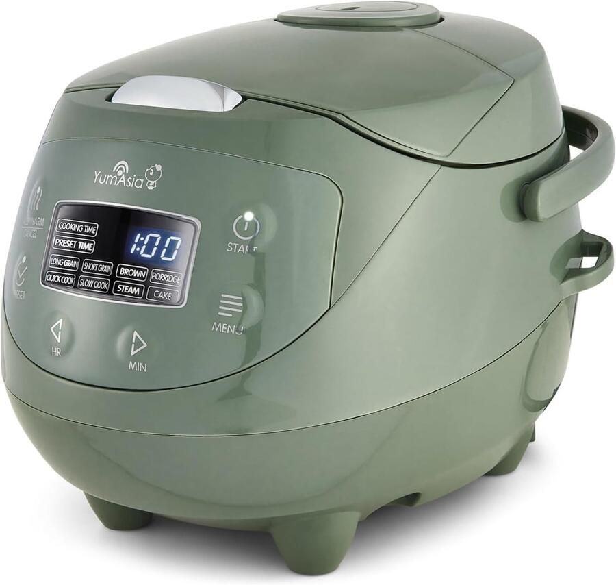 Rijstkoker met Fuzzy Logic – Keramische Binnenpan – 7 Kookprogramma's – 24 Uur Warmhoudfunctie – 0 63 Liter (1–3 Personen)