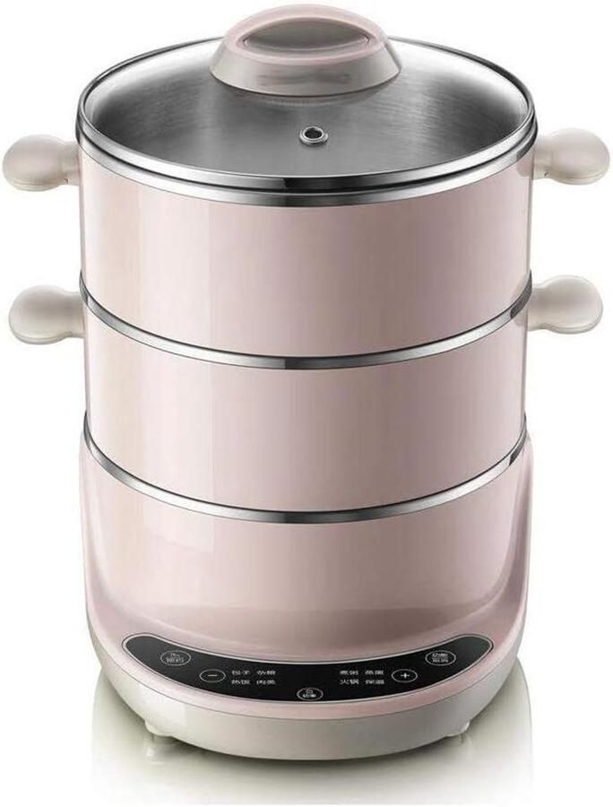 Mini Rijstkoker Compacte Stoomkoker Snelle Maaltijden Automatische Uitschakeling 1.2 L One Color