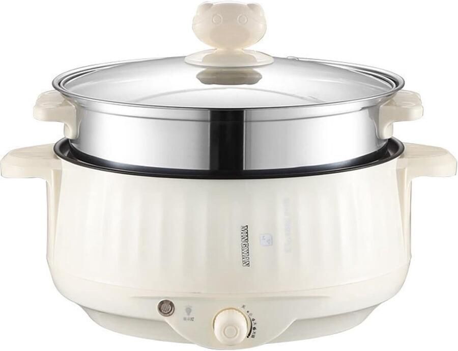 Mini rijstkoker Elektrische hotpot Koken en frituren Antiaanbaklaag Grote capaciteit One Color